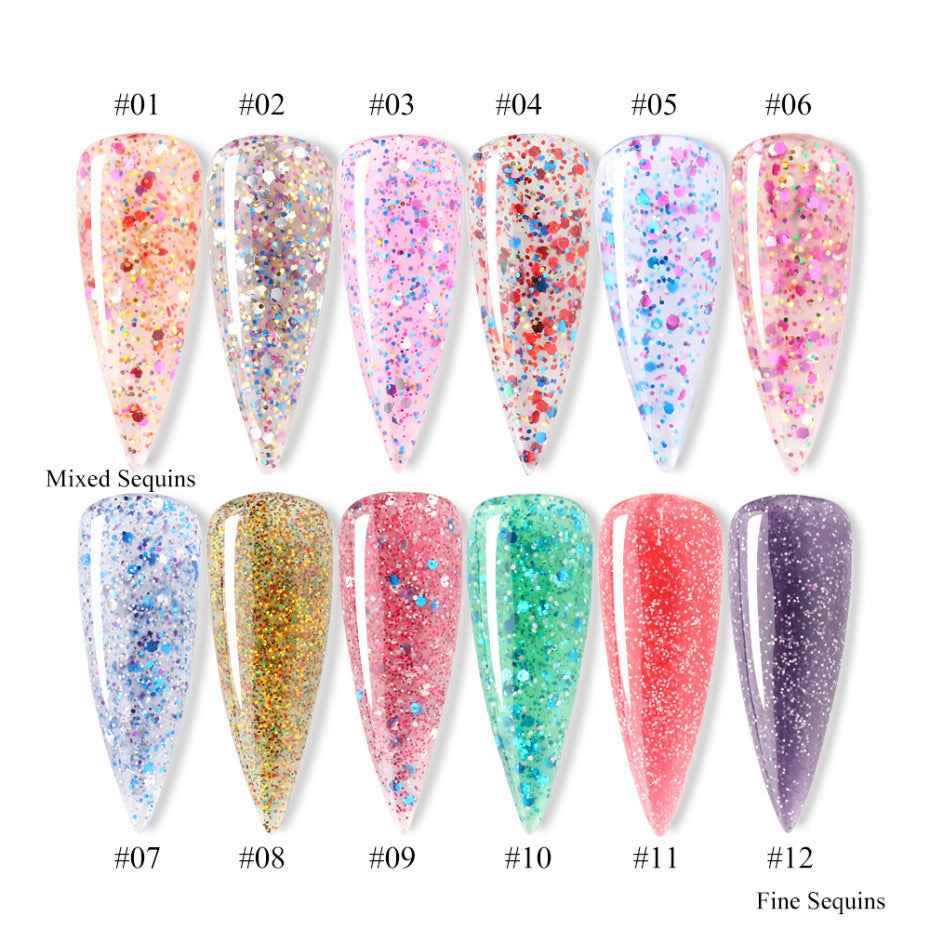 New Glitter Nail Art Crystal Extension Glue - Nordic Beauty