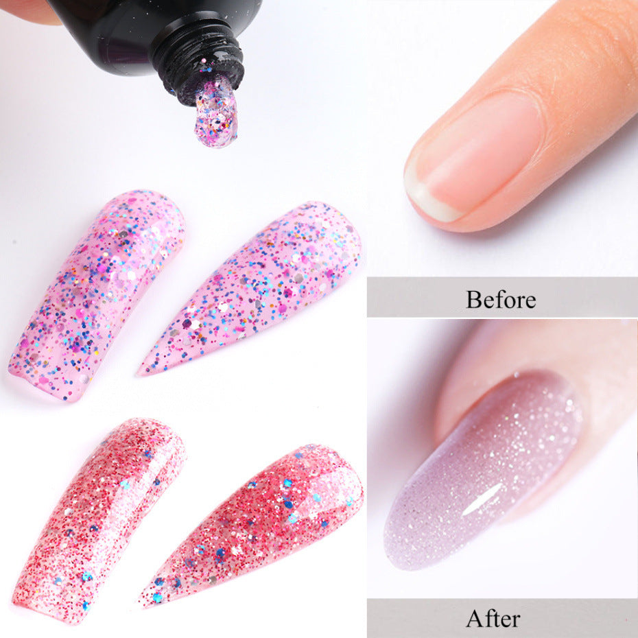 New Glitter Nail Art Crystal Extension Glue - Nordic Beauty