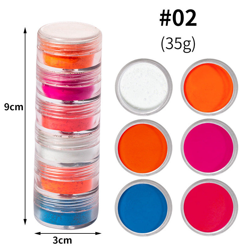 6 Colors Optional Pearl Powder Dyed Powder - Nordic Beauty