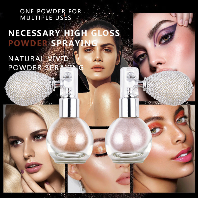 Spray Brightening Glitter Powder Body Powder Highlighter - Nordic Beauty