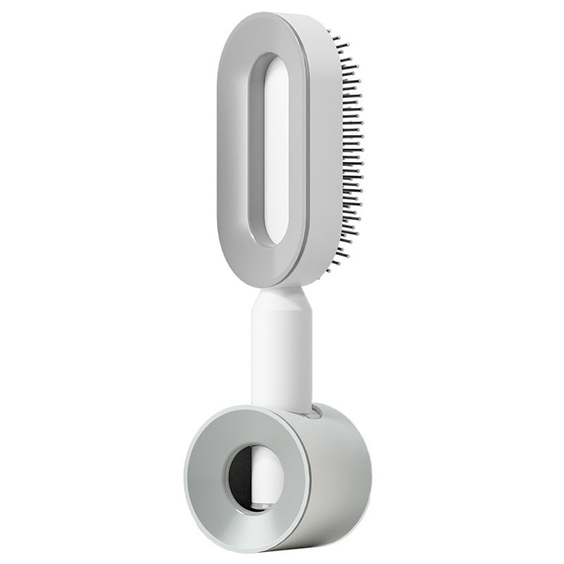 Self Cleaning Hair Brush For Women One-key Cleaning Hair Loss Airbag Massage Scalp Comb Anti-Static Hairbrush - Nordic Beauty